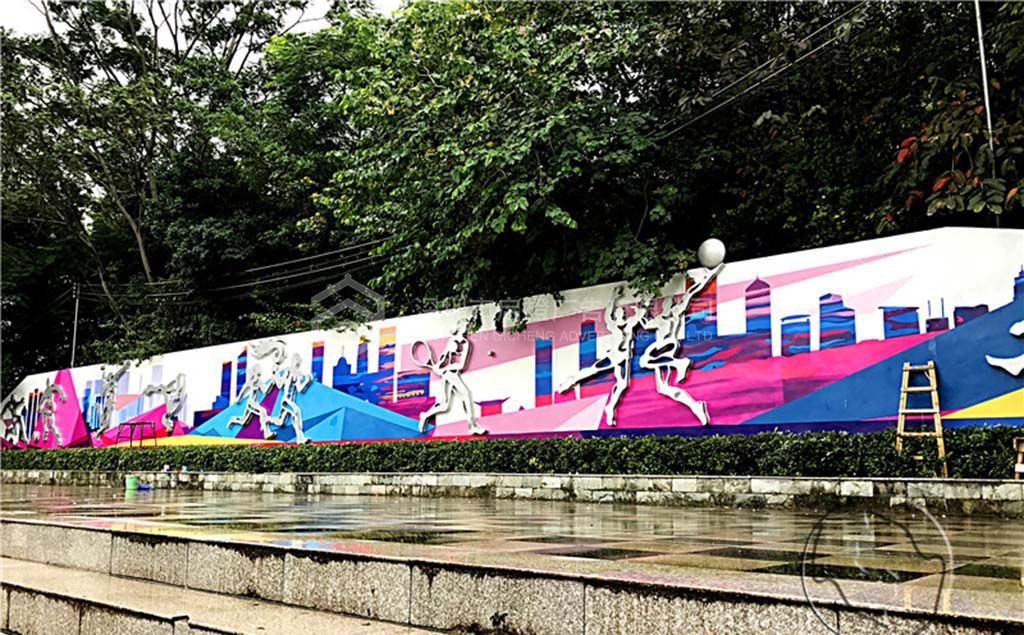 深圳城市文化墻制作應該如何去設計(圖2)